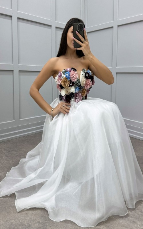 Rochie Butik888 midi din voal